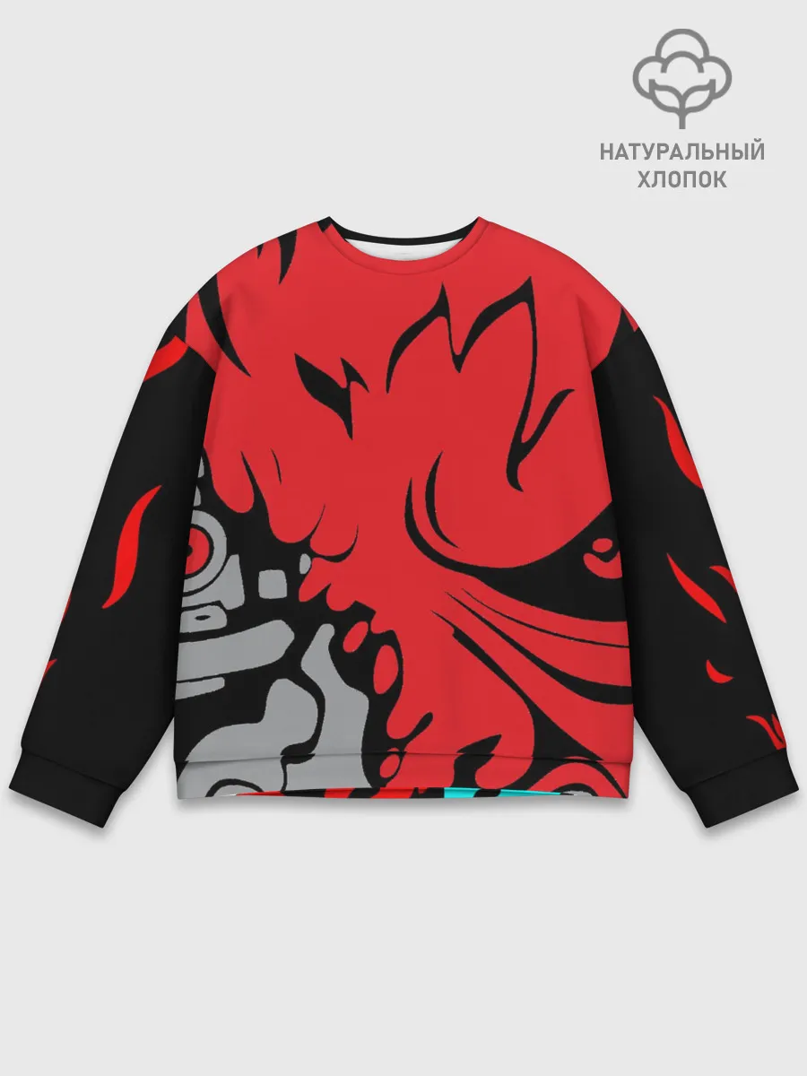 Мужской свитшот базовый / Cyberpunk 2077