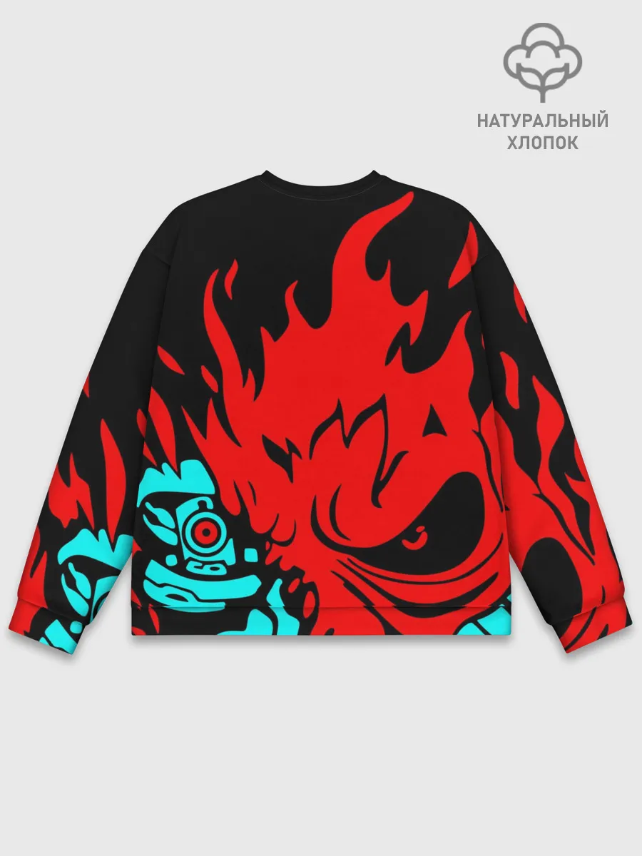 Мужской свитшот базовый / Cyberpunk 2077