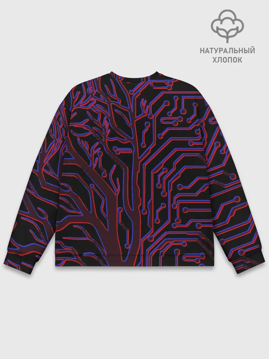 Мужской свитшот базовый / Cyberpunk 2077