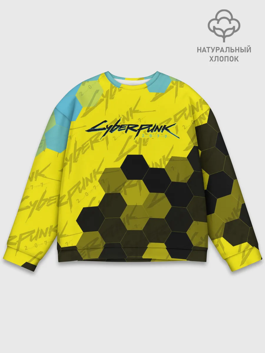 Мужской свитшот базовый / CYBERPUNK 2077 / Киберпанк