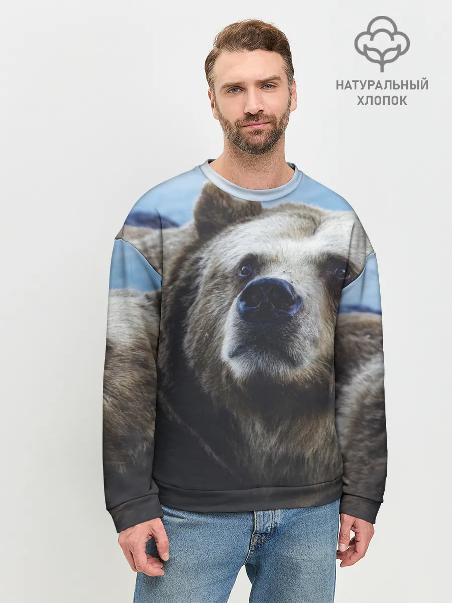 Мужской свитшот базовый / Гризли
