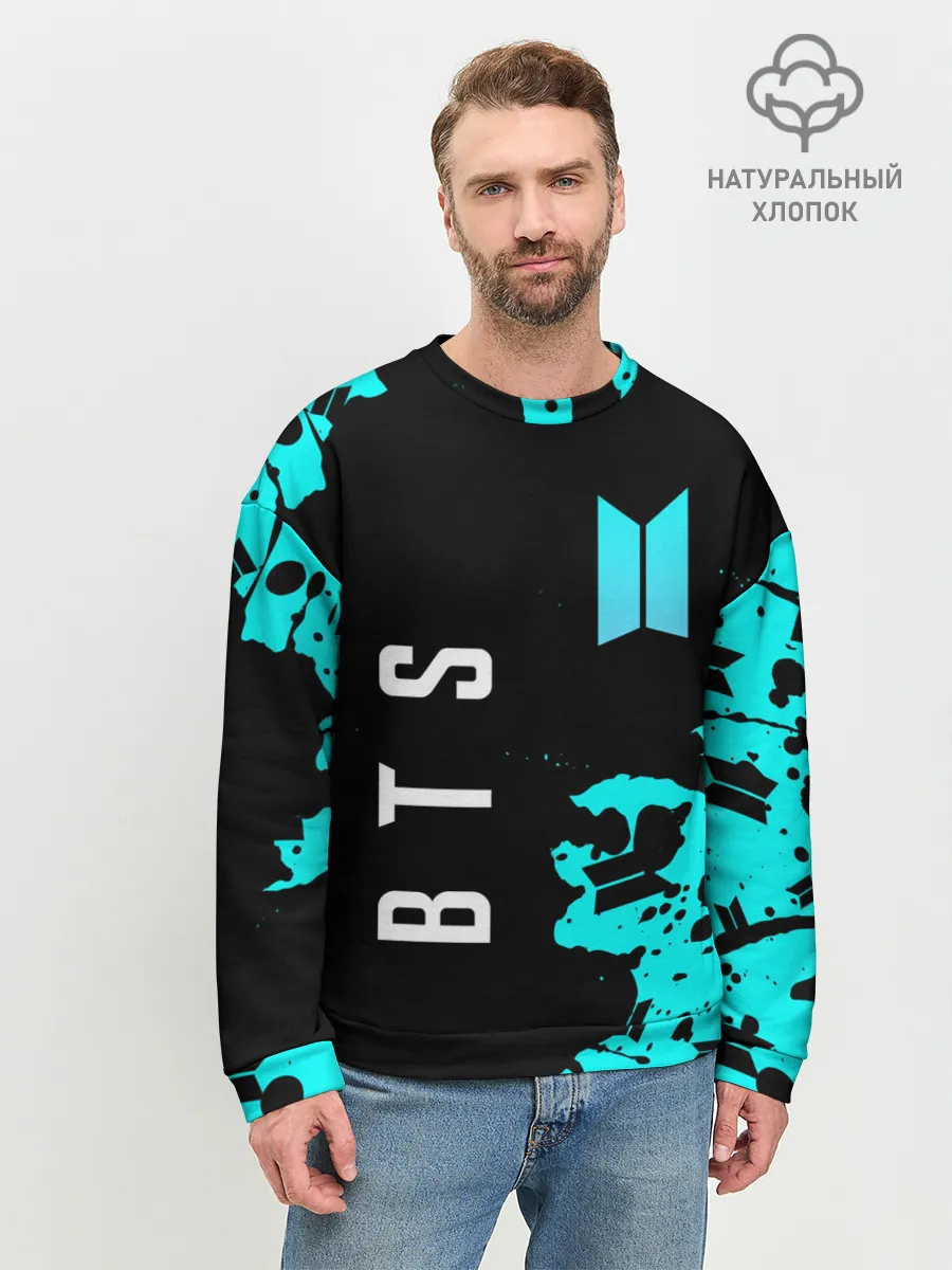 Мужской свитшот базовый / BTS / БТС