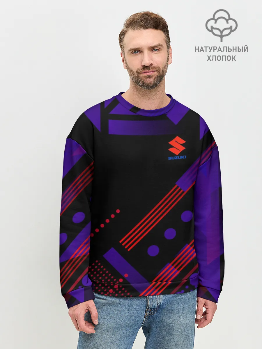 Мужской свитшот базовый / Suzuki