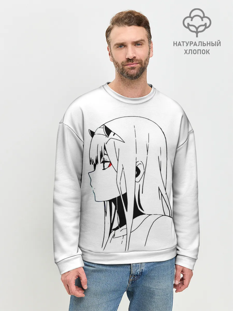 Мужской свитшот базовый / Ноль Два. Контур