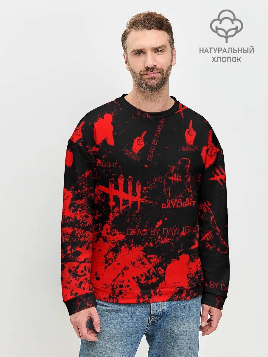 Мужской свитшот базовый / Dead by Daylight.