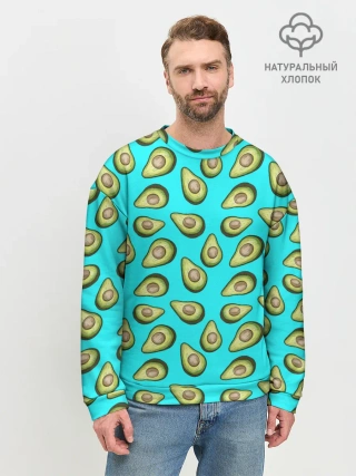 Мужской свитшот базовый / Авокадо