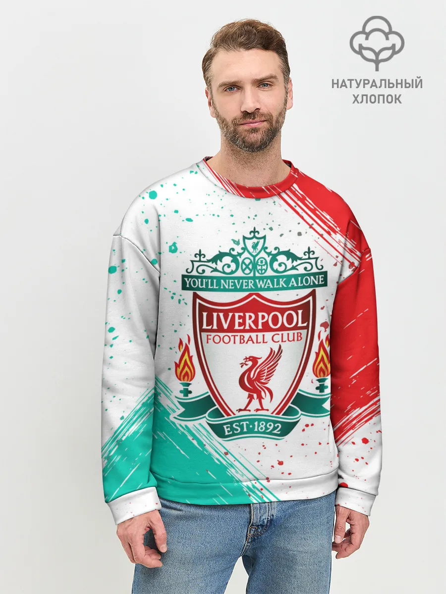Мужской свитшот базовый / LIVERPOOL / Ливерпуль