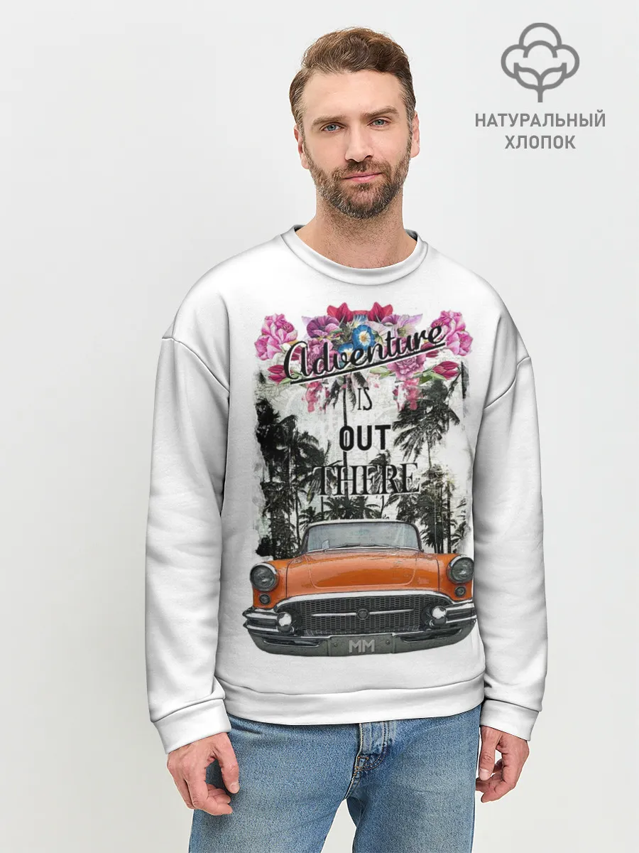 Мужской свитшот базовый / Adventure