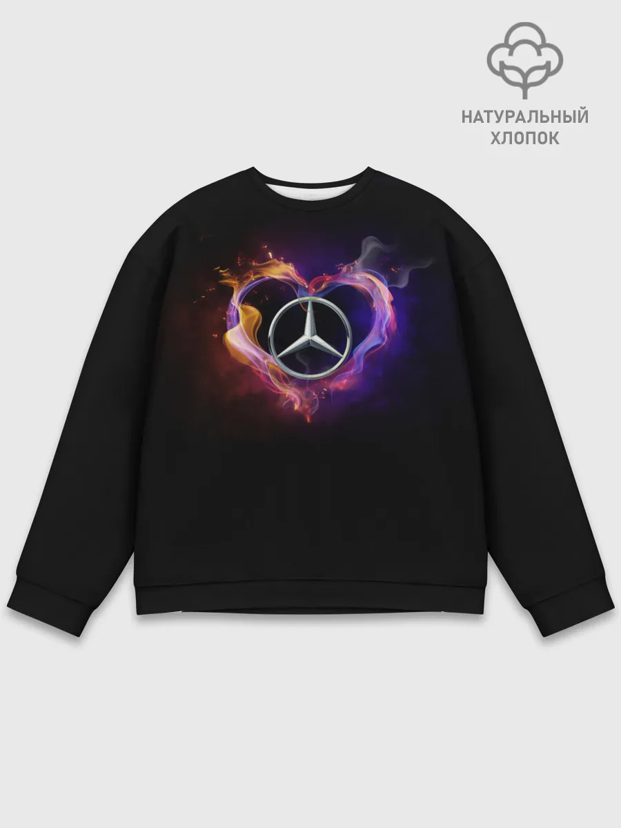 Мужской свитшот базовый / Mercedes-Benz