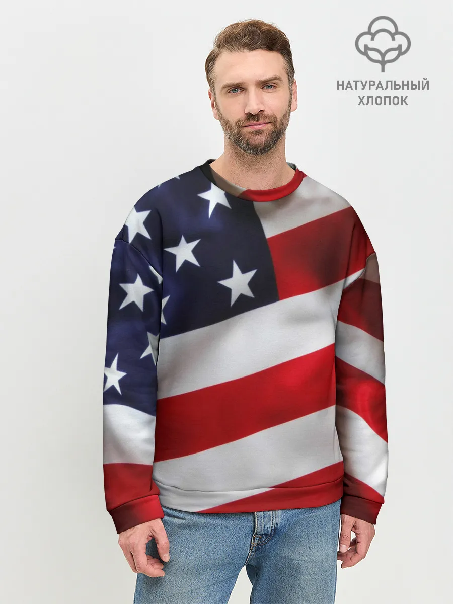 Мужской свитшот базовый / США | USA