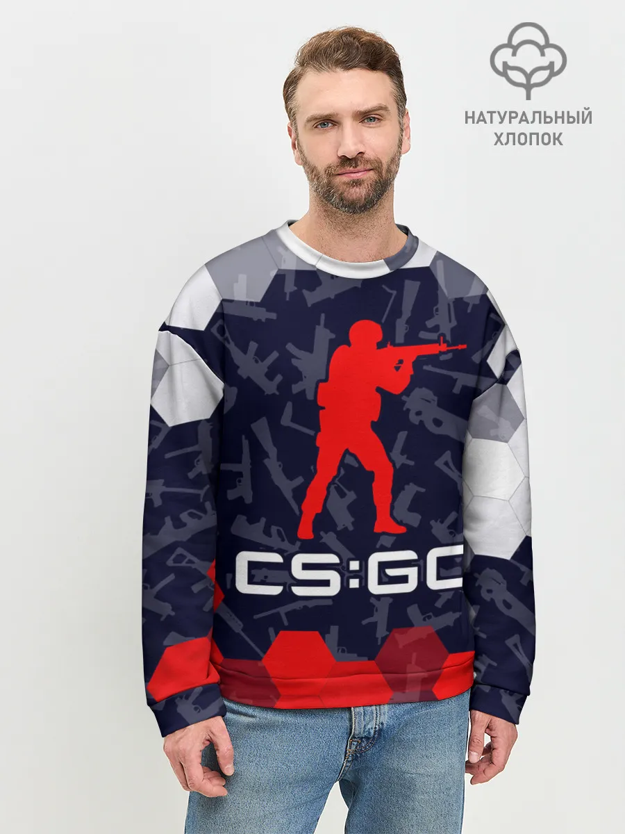 Мужской свитшот базовый / CS GO | КС ГО