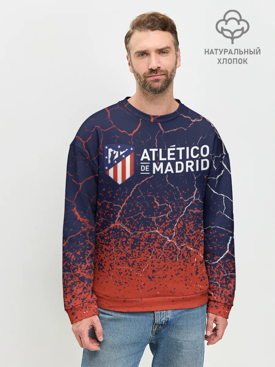 Мужской свитшот базовый / ATLETICO MADRID / Атлетико