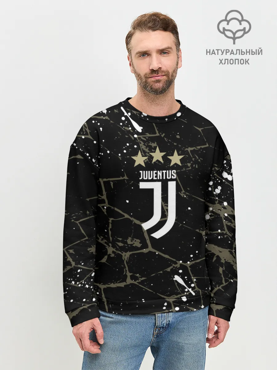 Мужской свитшот базовый / JUVENTUS.