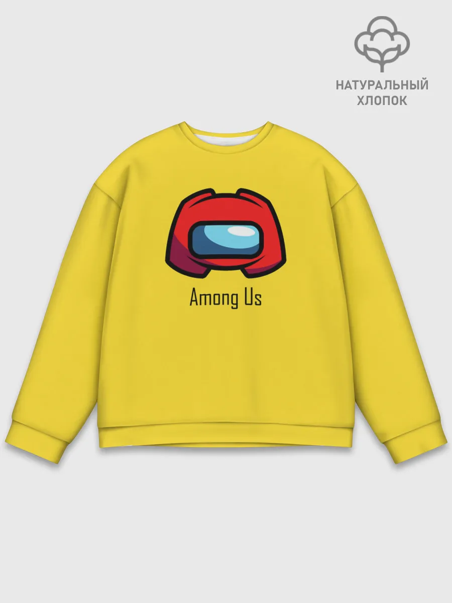 Мужской свитшот базовый / Among Us|LoGo