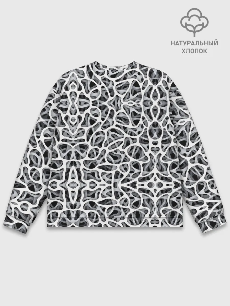 Мужской свитшот базовый / Абстракция