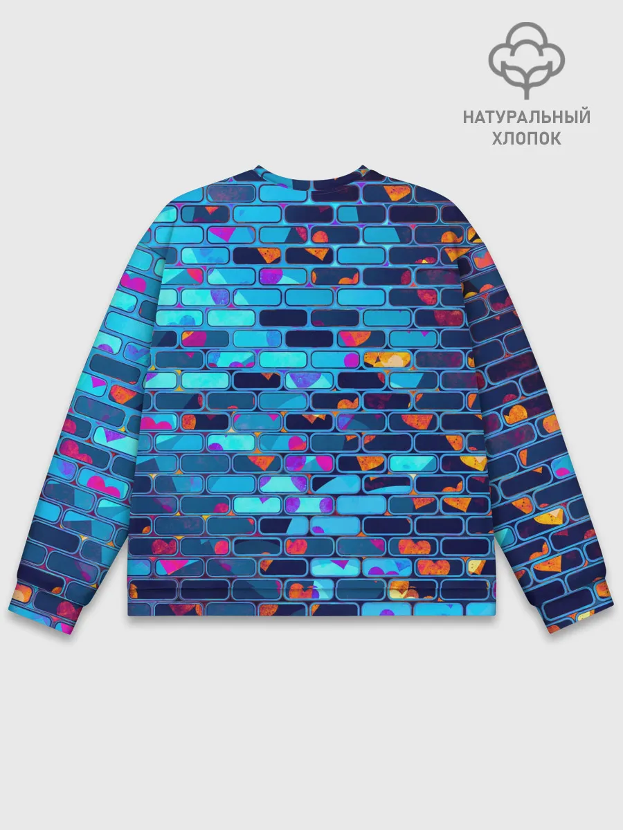 Мужской свитшот базовый / Кирпичики.