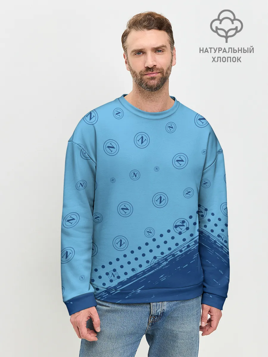 Мужской свитшот базовый / SSC NAPOLI / Наполи