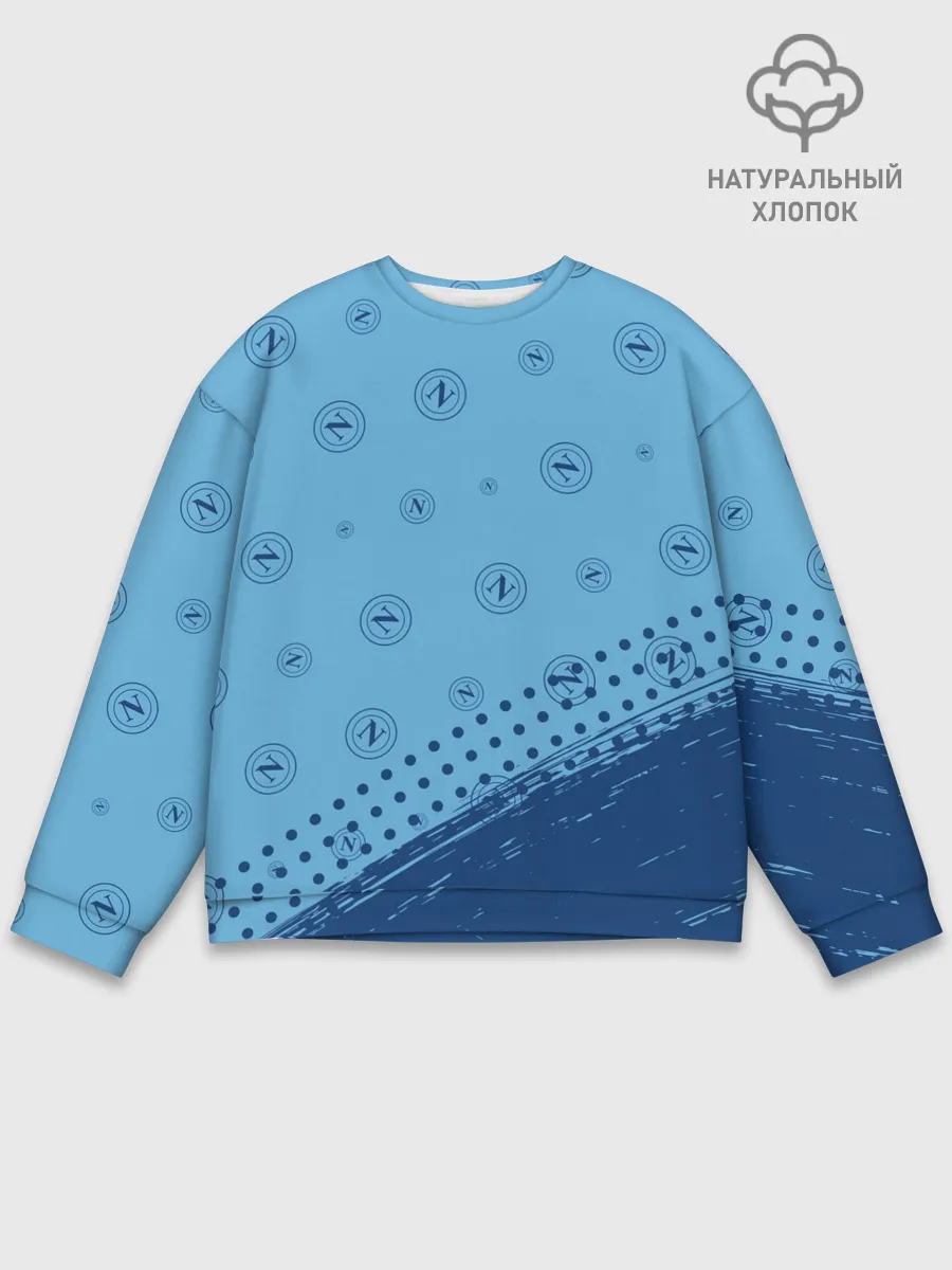 Мужской свитшот базовый / SSC NAPOLI / Наполи