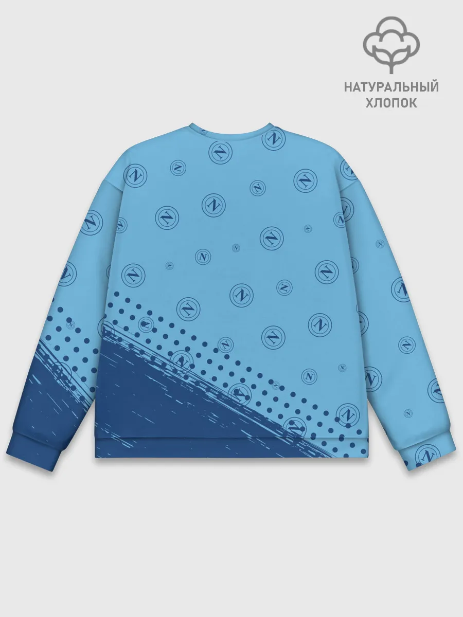 Мужской свитшот базовый / SSC NAPOLI / Наполи