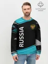 Мужской свитшот базовый / RUSSIA.