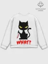 Мужской свитшот базовый / What Cat