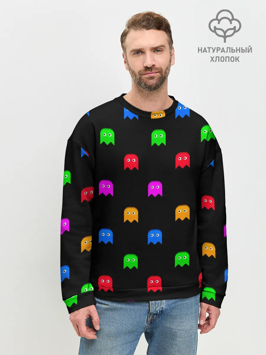 Мужской свитшот базовый / Пакмен