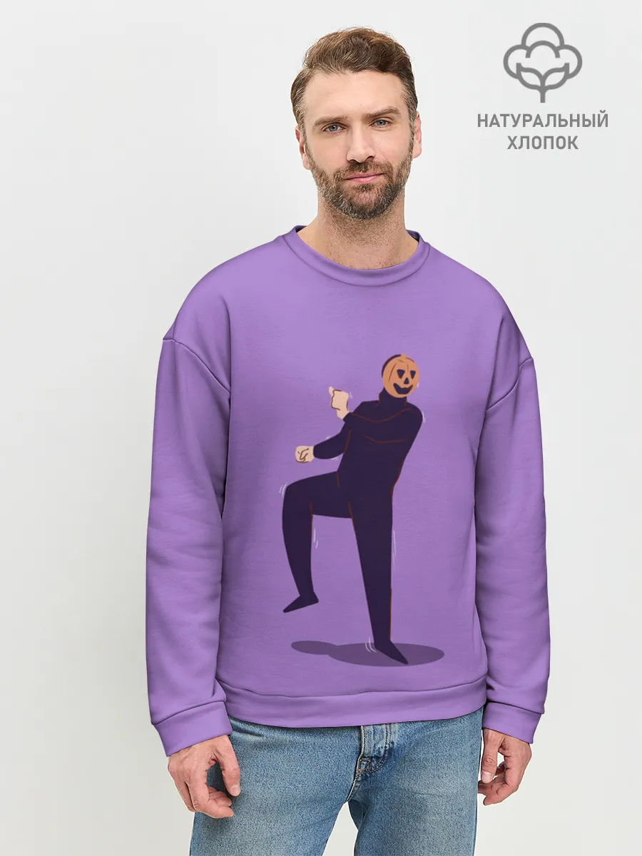 Мужской свитшот базовый / Halloween | The Pumpkin Dancer