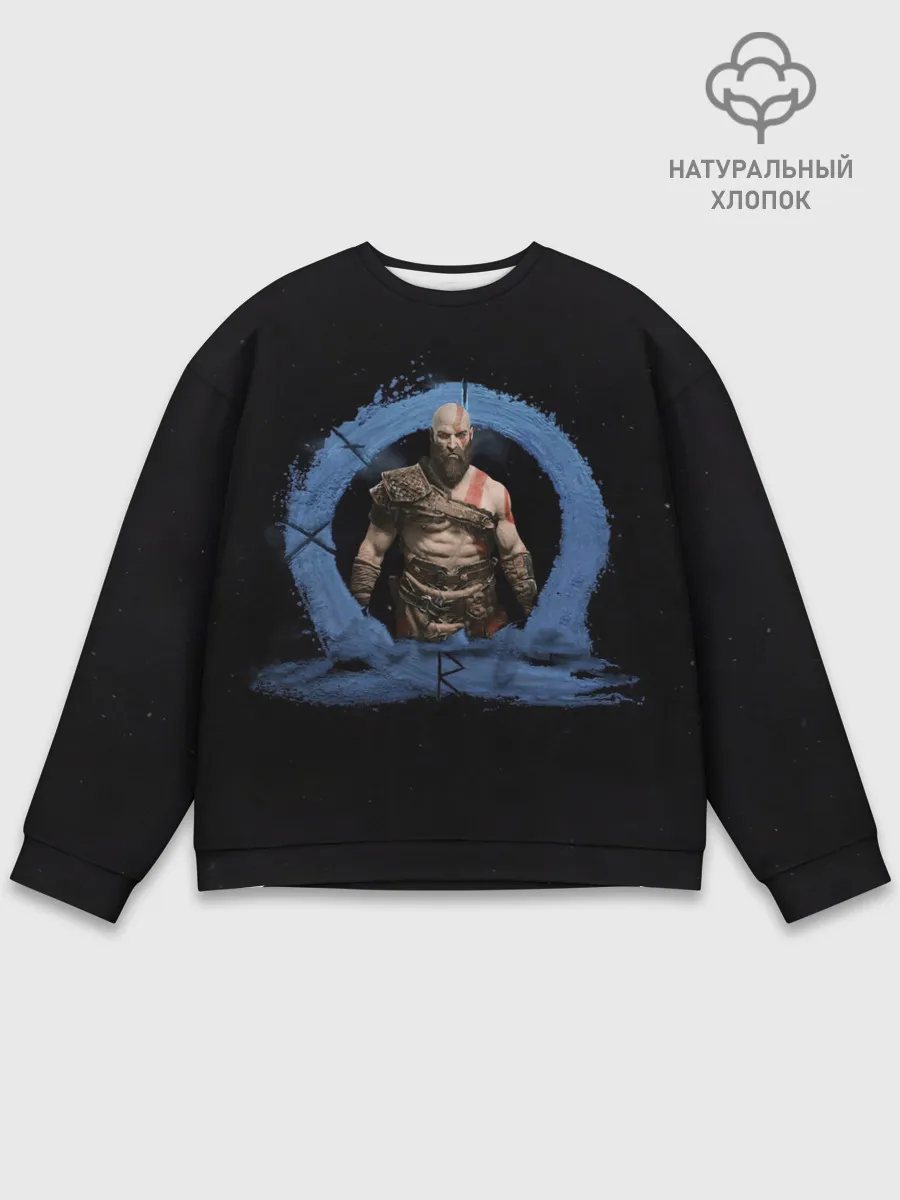 Мужской свитшот базовый / God Of War Ragnarok