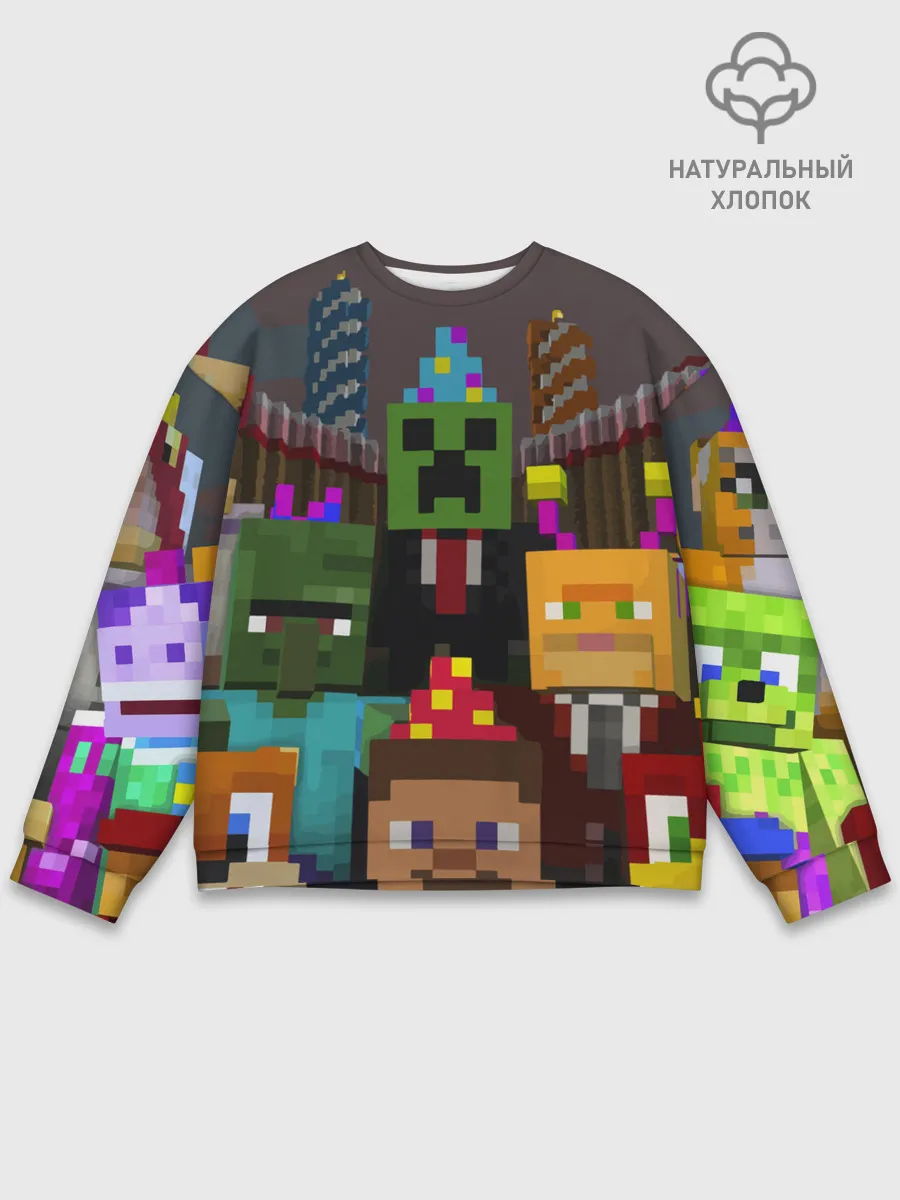 Мужской свитшот базовый / MINECRAFT