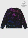 Мужской свитшот базовый / Космический рисунок