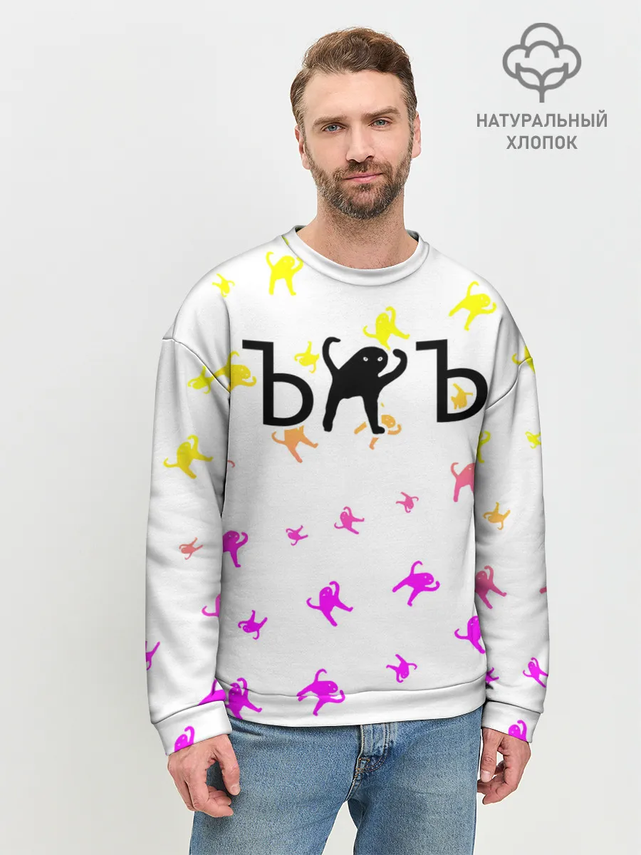 Мужской свитшот базовый / ЪУЪ СЪУКА