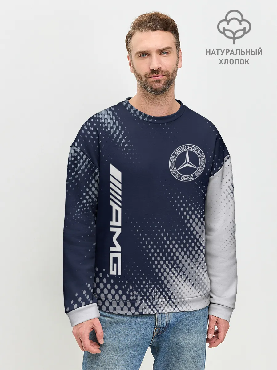 Мужской свитшот базовый / MERCEDES / Мерседес