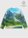 Мужской свитшот базовый / Альпийские горы