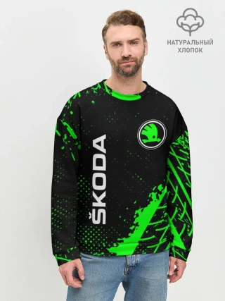 Мужской свитшот базовый / SKODA / Шкода