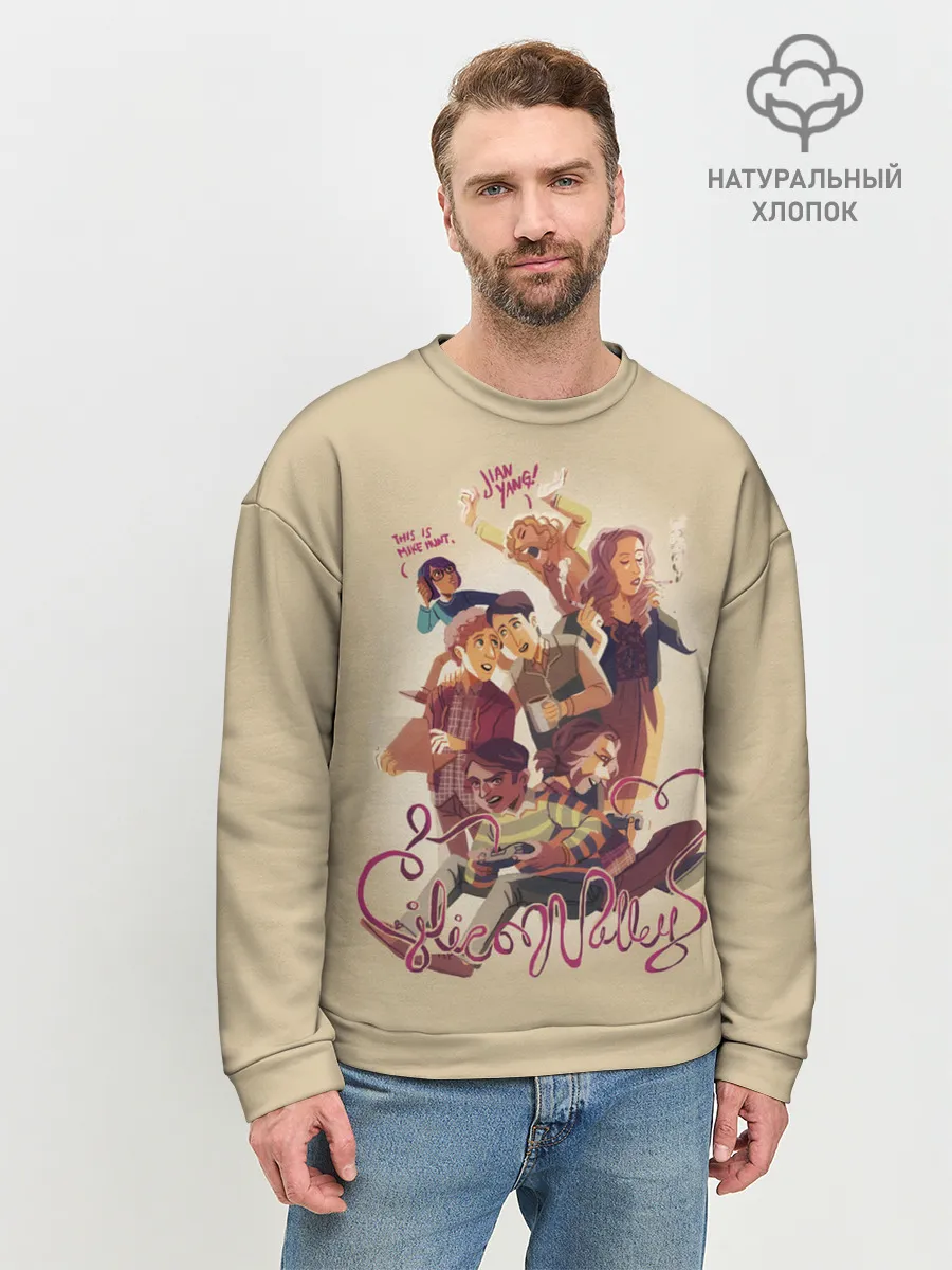 Мужской свитшот базовый / Силиконовая долина