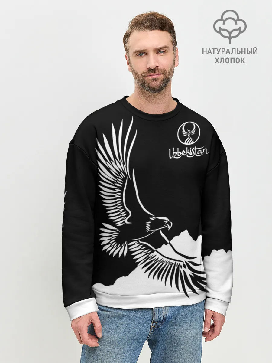 Мужской свитшот базовый / Узбекистан