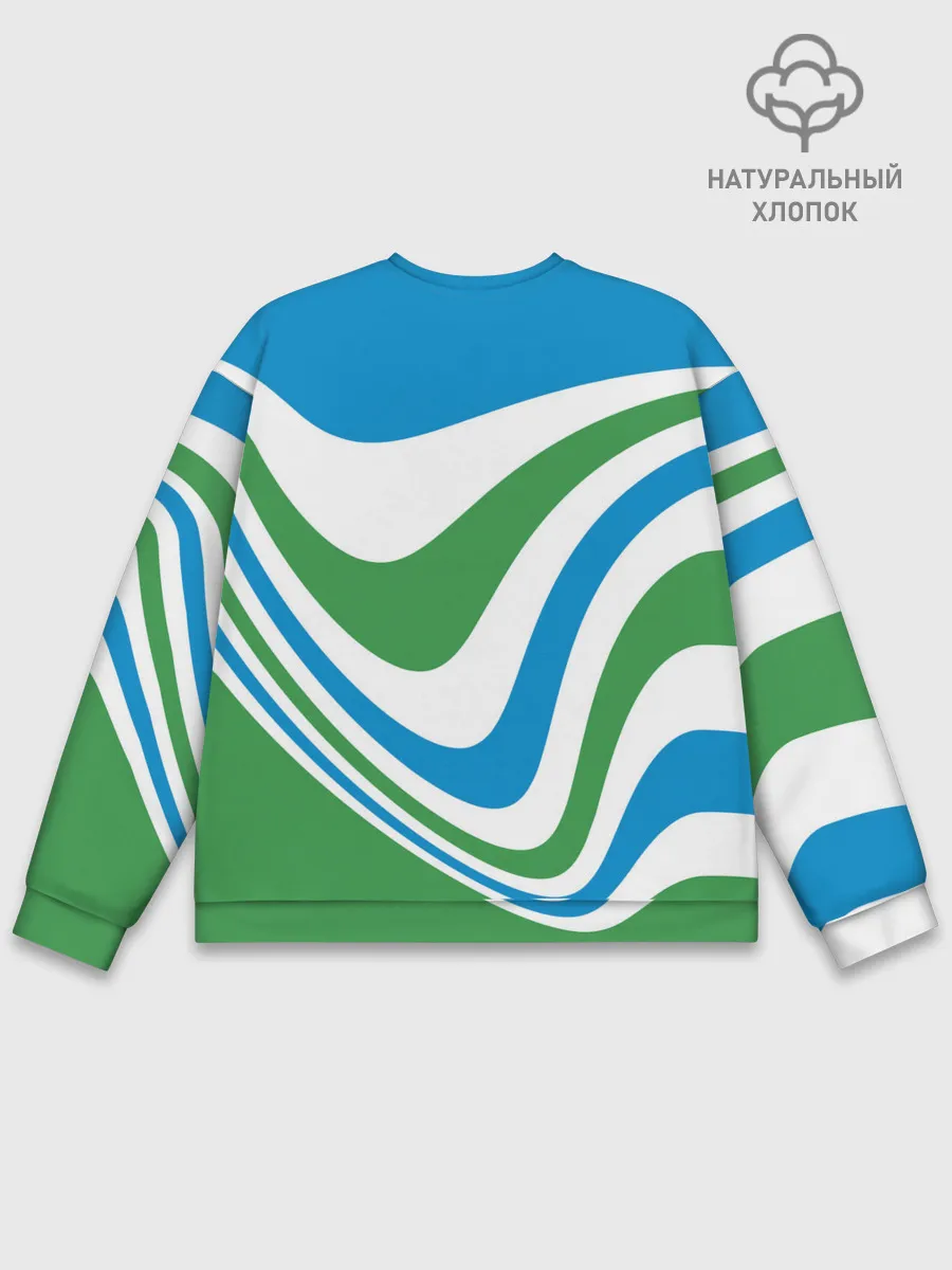 Мужской свитшот базовый / Узбекистан