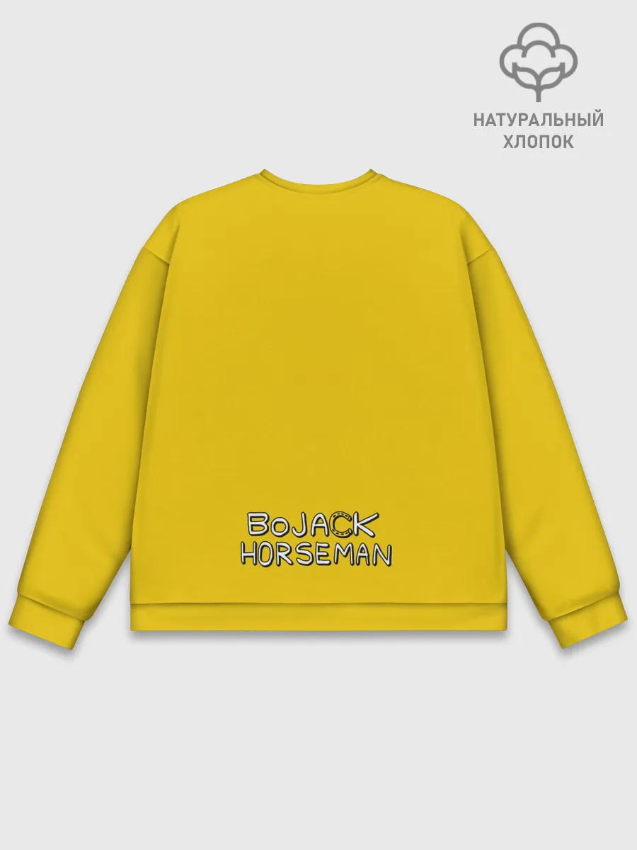 Мужской свитшот базовый / Конь БоДжек