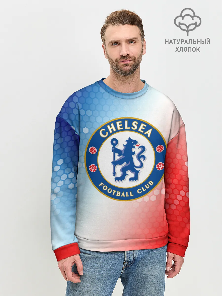 Мужской свитшот базовый / CHELSEA F.C. / ЧЕЛСИ
