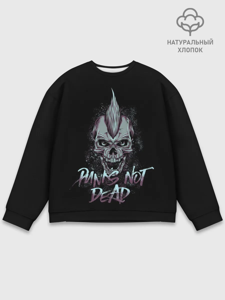 Мужской свитшот базовый / PUNKS NOT DEAD