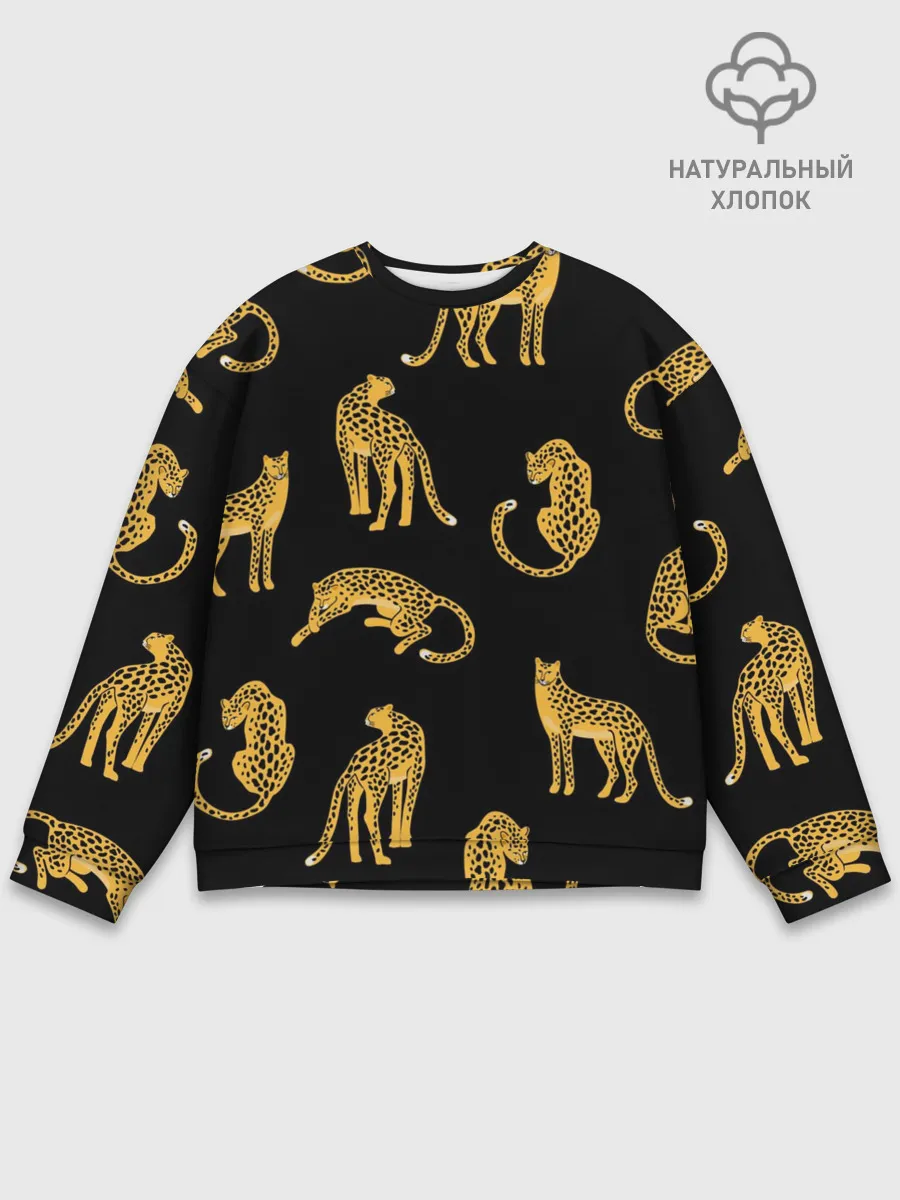 Мужской свитшот базовый / Леопарды