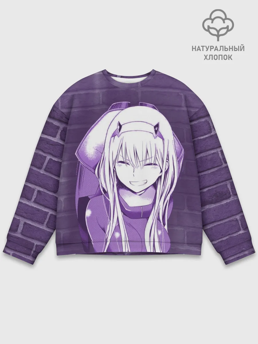 Мужской свитшот базовый / Zero Two brickwall