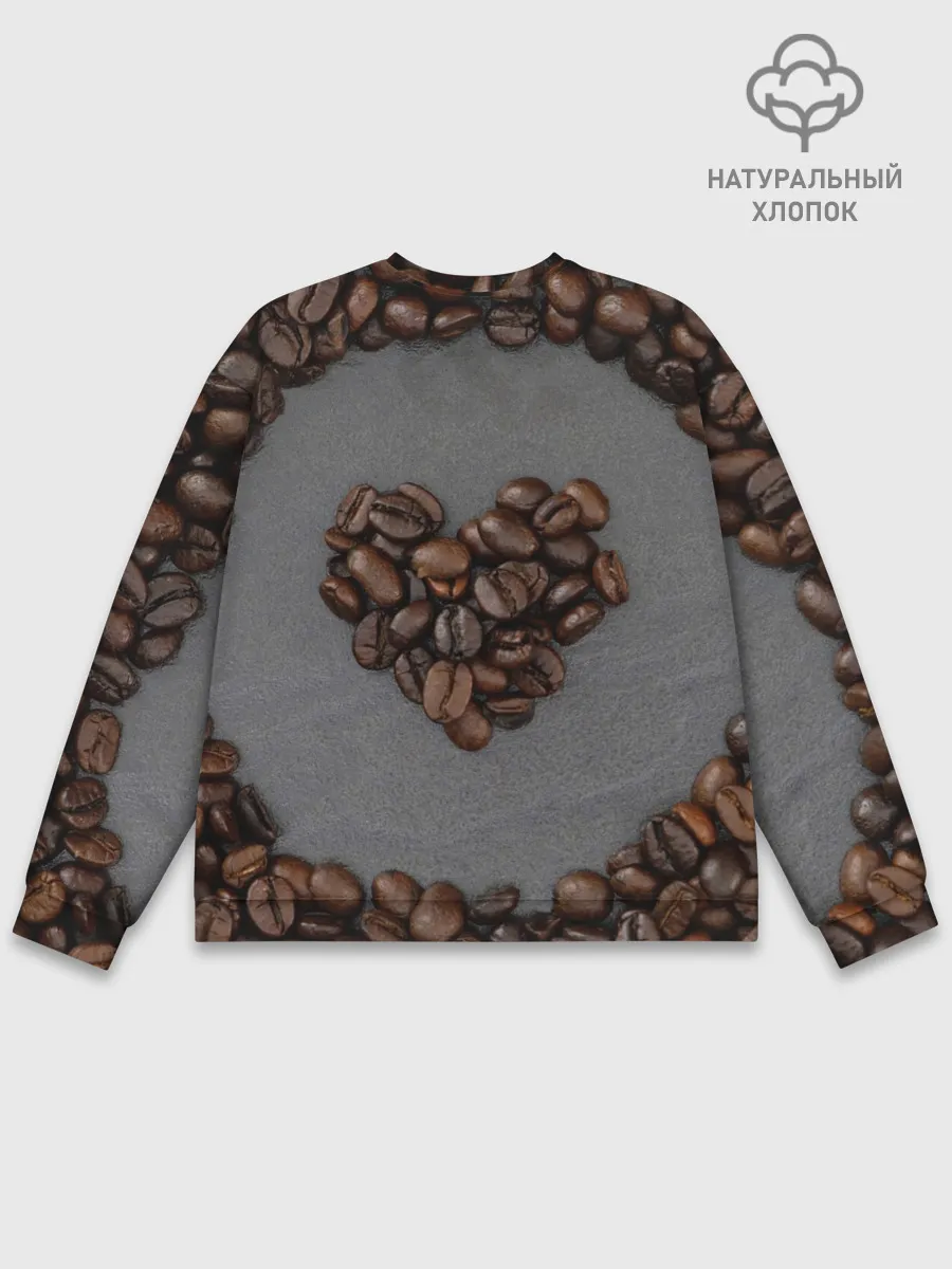 Мужской свитшот базовый / Люблю кофе