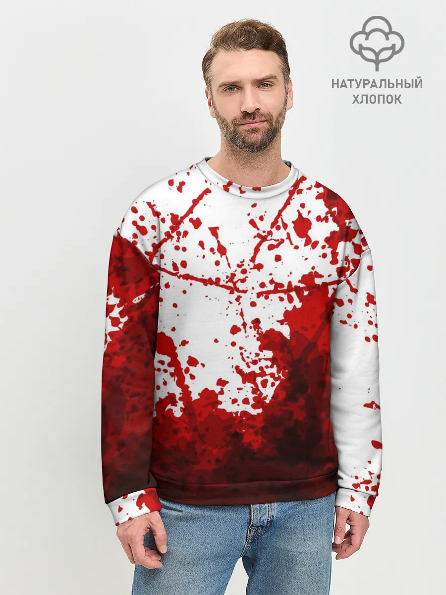 Мужской свитшот базовый / HALLOWEEN BLOOD