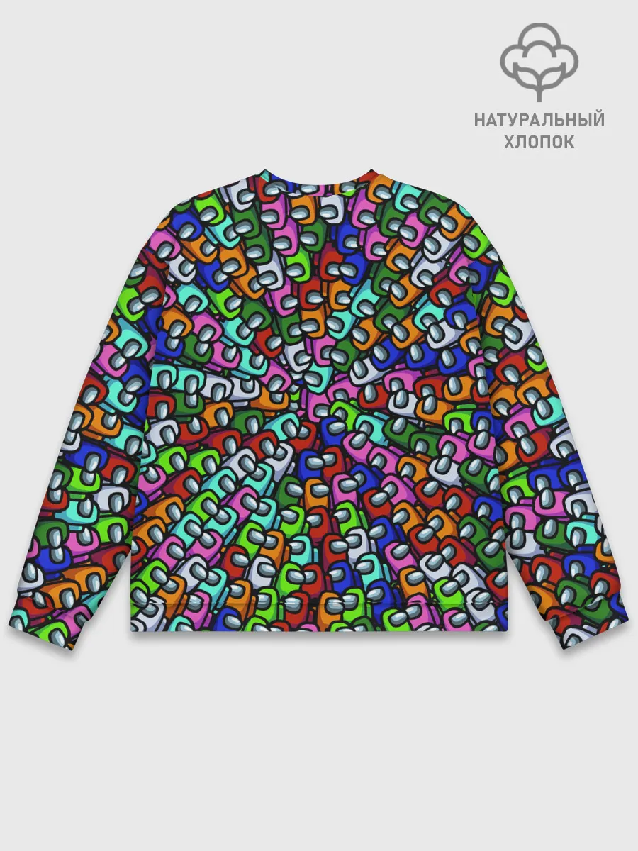 Мужской свитшот базовый / Among Us SHHHHHHH!