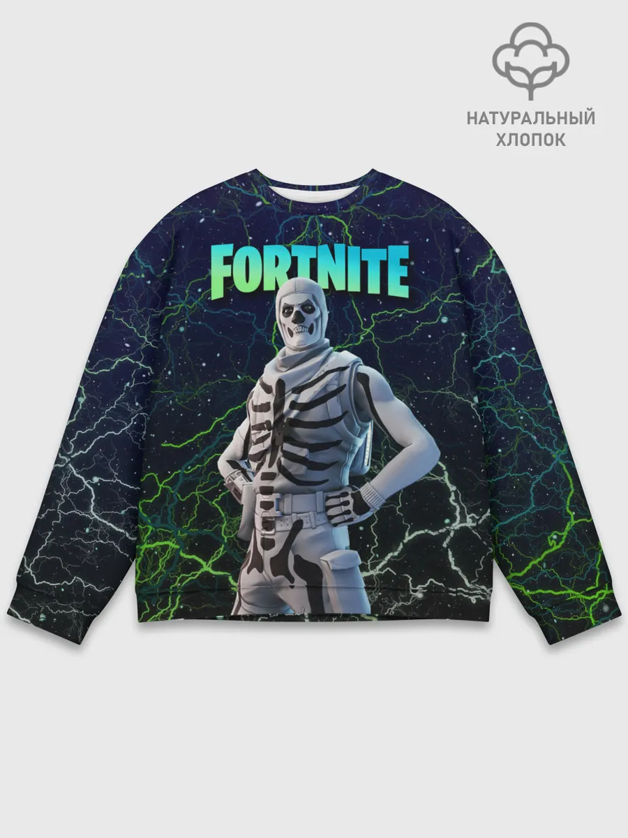 Мужской свитшот базовый / Fortnite Skull Trooper