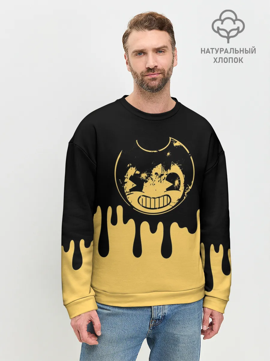 Мужской свитшот базовый / Bendy And The Ink Machine