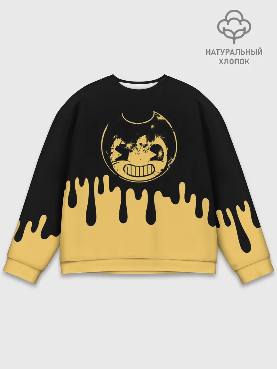 Мужской свитшот базовый / Bendy And The Ink Machine