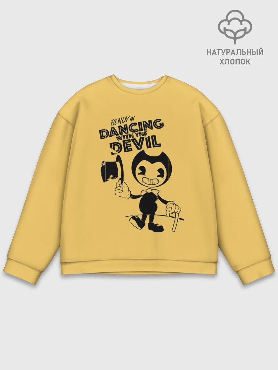 Мужской свитшот базовый / Bendy And The Ink Machine