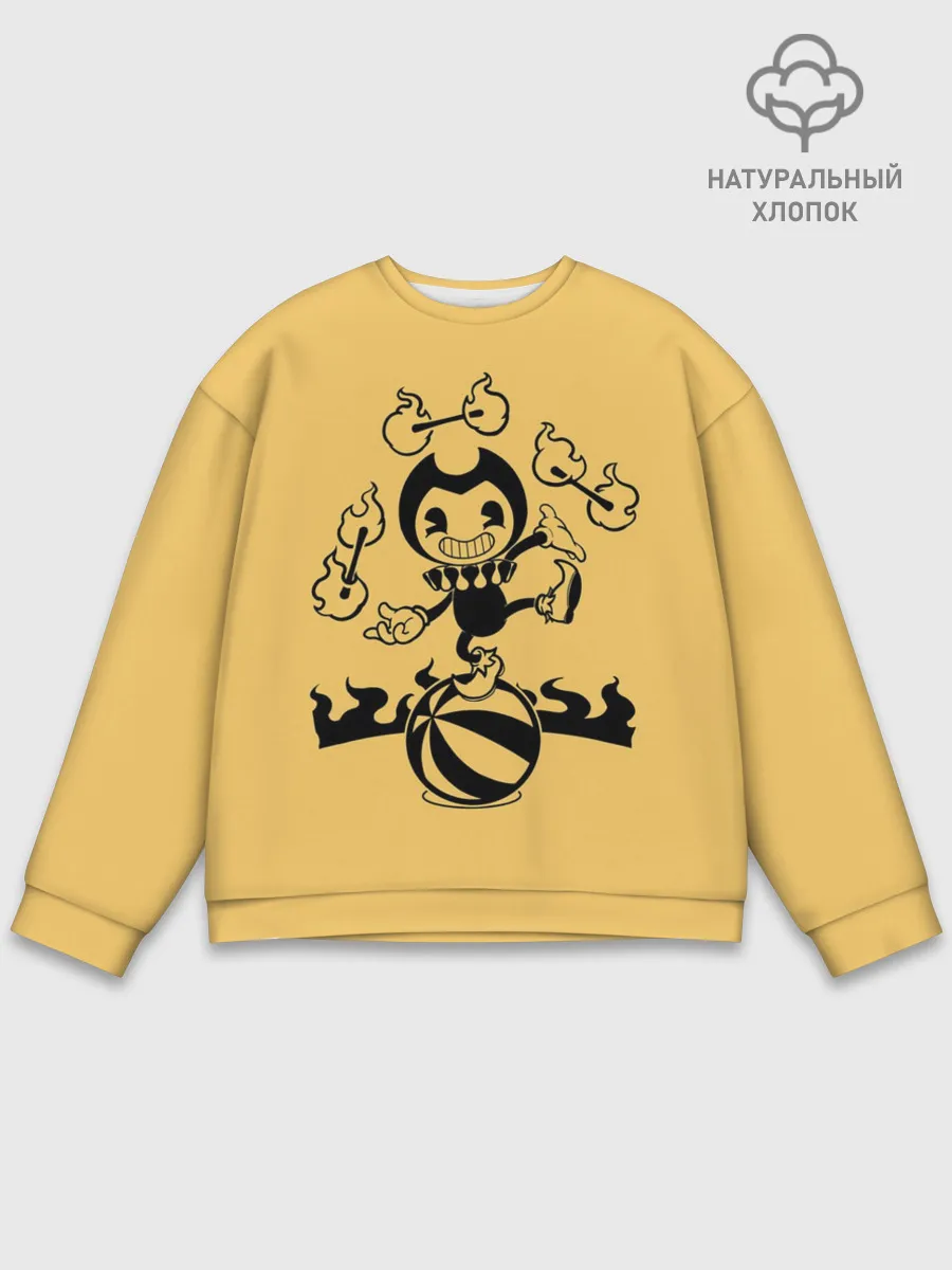 Мужской свитшот базовый / Bendy And The Ink Machine